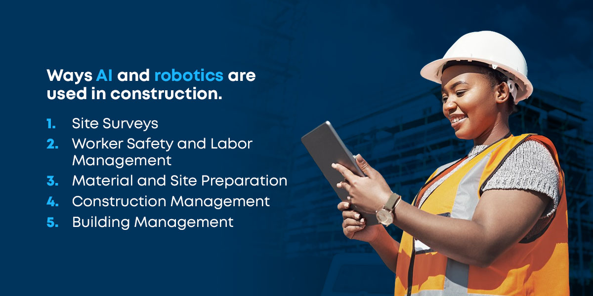 Examples of AI and Robotics in Construction