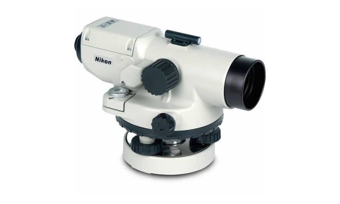 Nikon ニコン オートレベル AE-7 角度 測量機 専用ケース入 ディスプレイ 測定器 建設 工具 31777 棚5.B2026 Nikon ニコン オートレベル AE-7 測定器 測量器 現状品